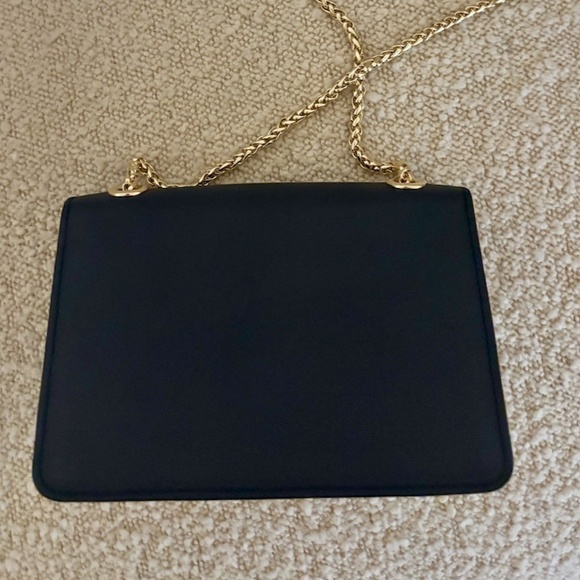 Strathberry East/West Handbag in Navy/Cream/Maroon - Picture 3 of 10